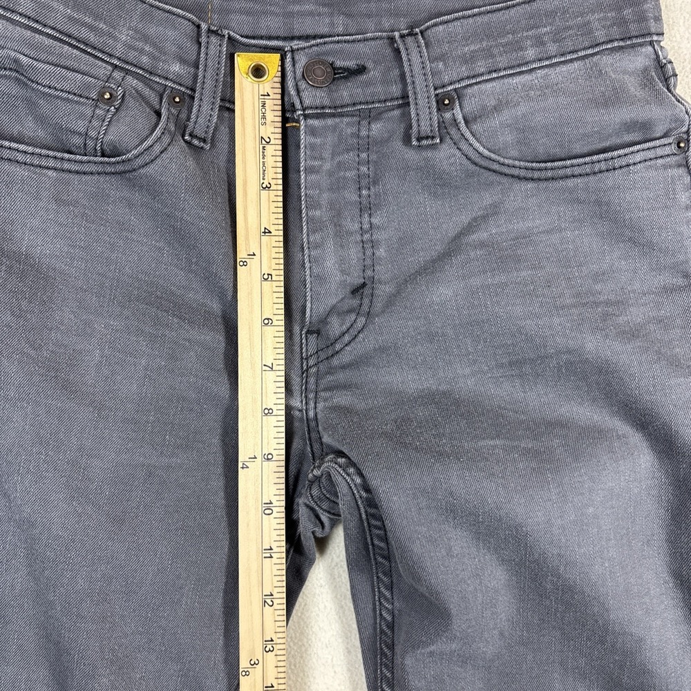 Levi's Men's Gray 511 Slim Fit Straight Leg Denim Jeans - 31x32 - Picture 3 of 7